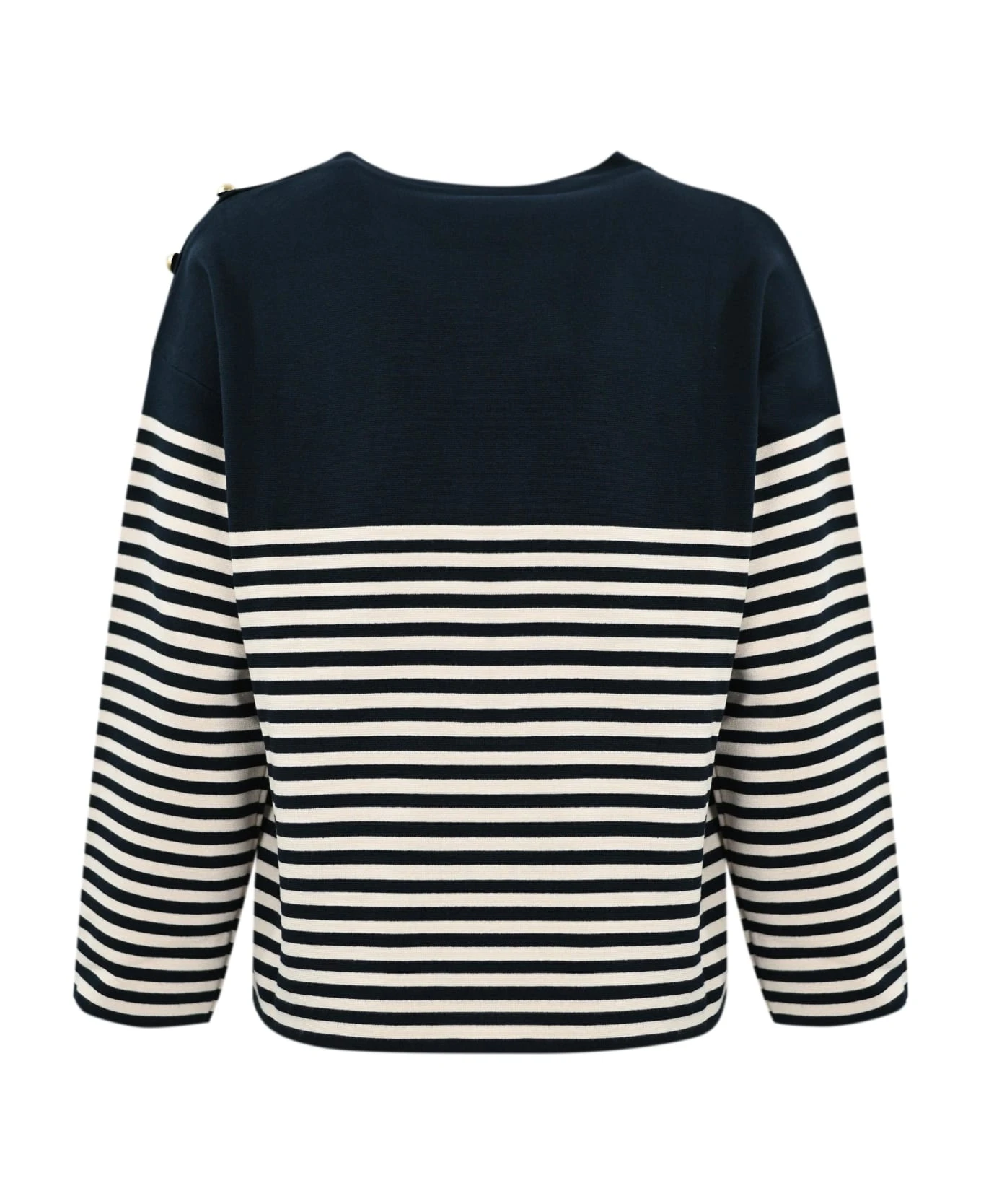 'otranto' Striped Viscose Sweater 4 'otranto' Striped Viscose Sweater - Image 2