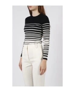 Valentino Garavani Cashmere Blend Striped Jumper -Femme Mode Shop aff53b24106317b7707e26bda52c02c4