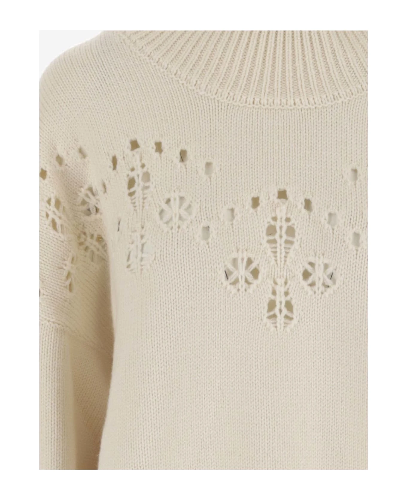 Chloé Wool Sweater With Cut-out Embroidery 5 Chloé Wool Sweater With Cut-out Embroidery - Image 3