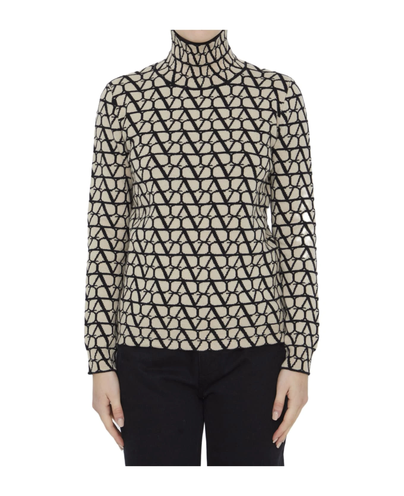 Valentino Garavani Toile Iconographe Sweater 3 Valentino Garavani Toile Iconographe Sweater