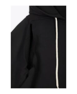 Cape Sleeve Jumbo Hoodie Black Cotton Oversized Hoodie - Cape Sleeve Jumbo Hoodie -Femme Mode Shop bbe60748715b76d1070a255cbd8581dd