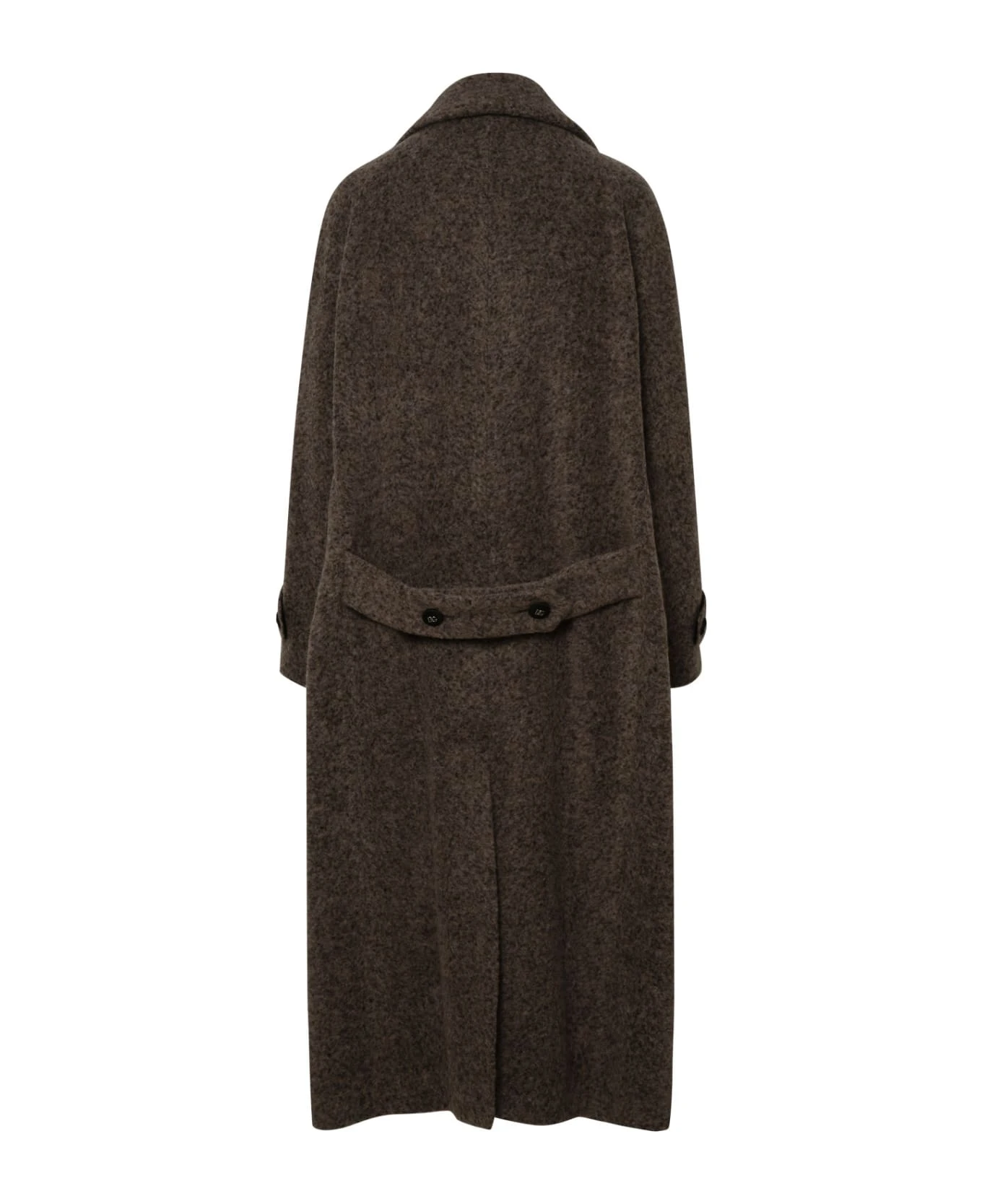 Dolce & Gabbana Beige Alpaca Blend Coat 5 Dolce & Gabbana Beige Alpaca Blend Coat - Image 3