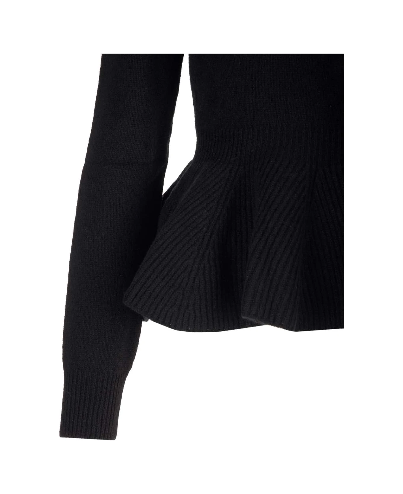 Alexander McQueen Wool Peplum Sweater 5 Alexander McQueen Wool Peplum Sweater - Image 3