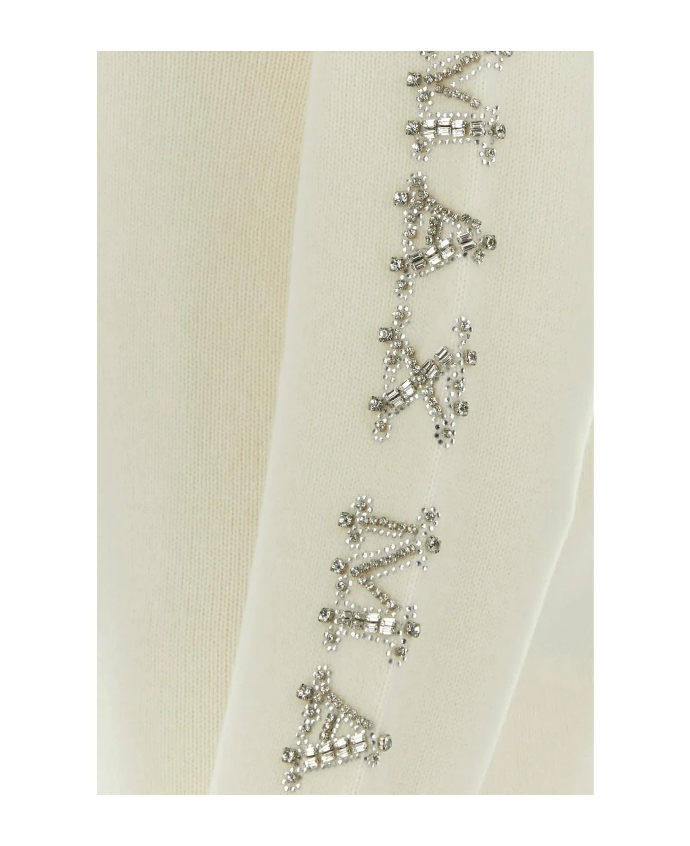 Max Mara Ivory Wool Blend Ananas Sweater 5 Max Mara Ivory Wool Blend Ananas Sweater - Image 3