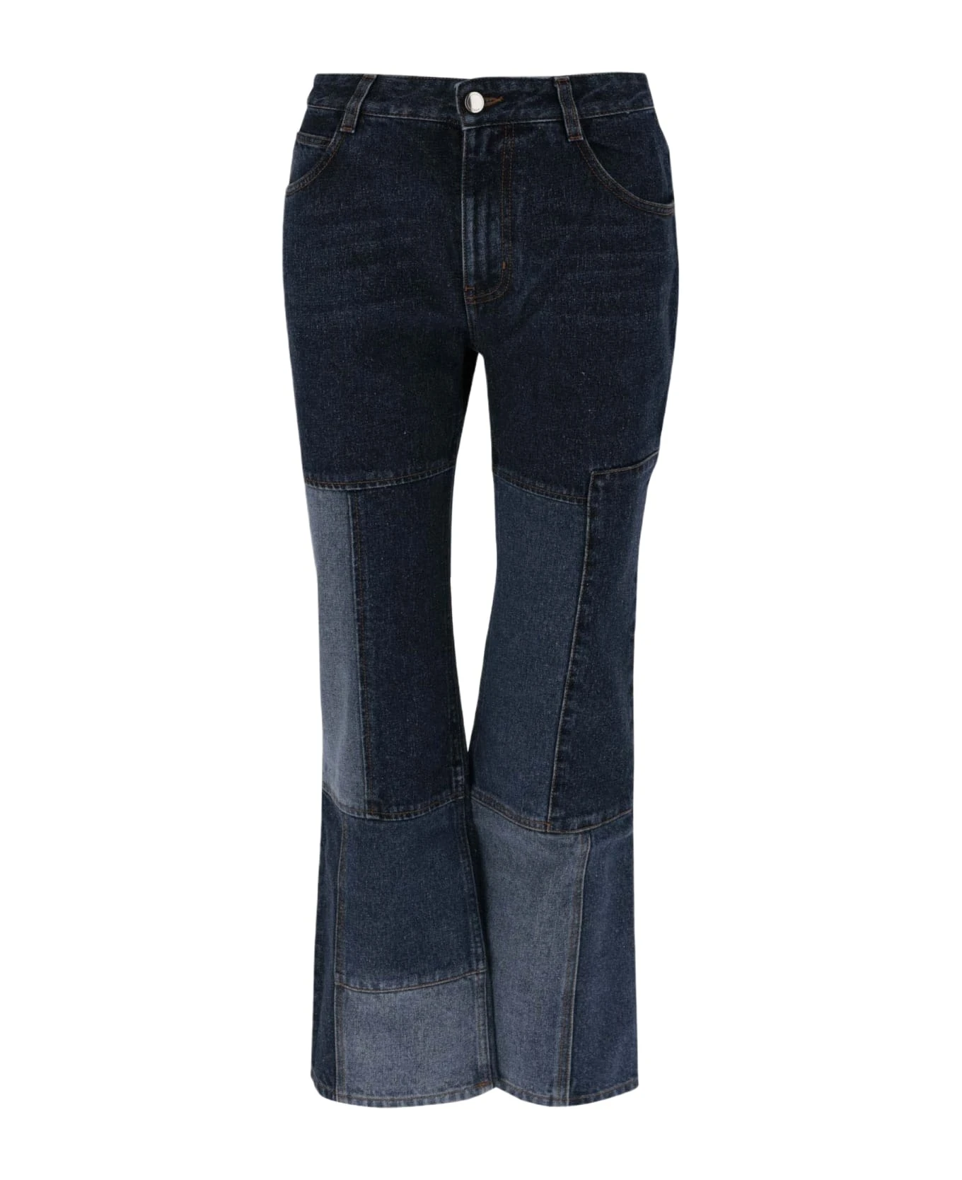 Chloé Patchwork Denim Jeans 3 Chloé Patchwork Denim Jeans