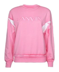 Lanvin Sweatshirt Sweatshirt In Cotton With Logo In Tone