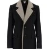 Bottega Veneta Bi-color Wool Single-breasted Jacket