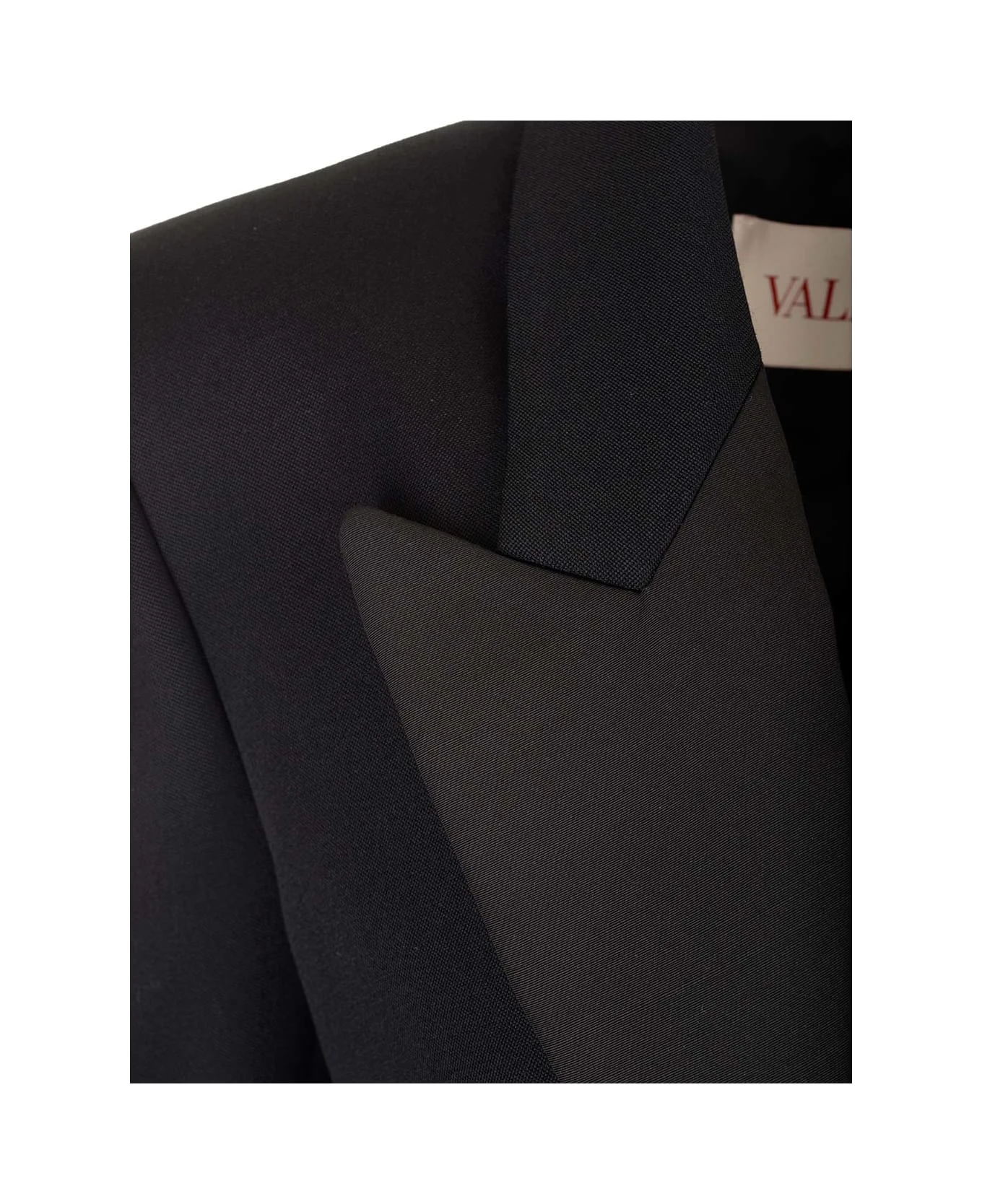 Valentino Single-breasted Jacket In Grisaille 6 Valentino Single-breasted Jacket In Grisaille - Image 4