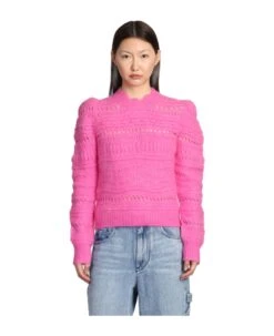 Adler Knitwear In Rose-pink Alpaca