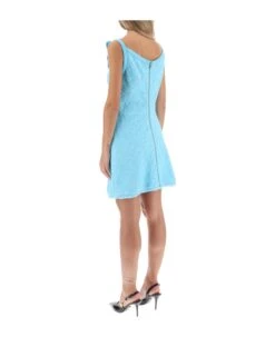 Versace La Vacanza Terry-cloth Mini Dress 8 Versace La Vacanza Terry-cloth Mini Dress -Femme Mode Shop da0d85f207761231cb2964807ee65957