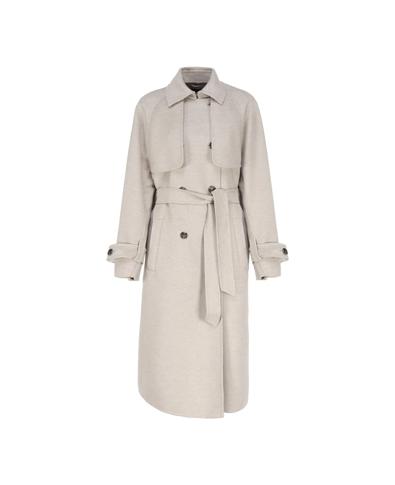 Max Mara Oversized Cashmere Trench Coat 4 Max Mara Oversized Cashmere Trench Coat - Image 2