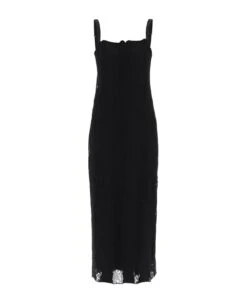 Front Page 22 Dolce & Gabbana Jersey And Lace Maxi Dress