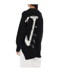 Off-White Ow Logo Intarsia Cardigan 8 Off-White Ow Logo Intarsia Cardigan -Femme Mode Shop df53332031597e252bc1596f879e3fd4