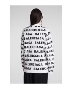 Balenciaga Cardigan In White Wool -Femme Mode Shop dfcf11ab2e15cc30fdc13d064fe66860