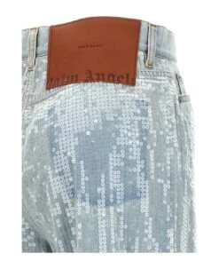 Palm Angels Sequin Jeans 9 Palm Angels Sequin Jeans -Femme Mode Shop e10d5d07db43d328feeaaee1758866fb
