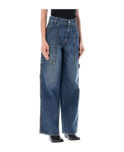 STELLA MCCARTNEY Dark Blue Vintage Cargo Denim Jeans 8 STELLA MCCARTNEY Dark Blue Vintage Cargo Denim Jeans -Femme Mode Shop e1fac4ebbac2a5c68ae050eb0443ec1b