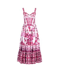 Dolce & Gabbana Bustier-style Midi Dress