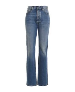 Maison Margiela Embroidered Logo Jeans