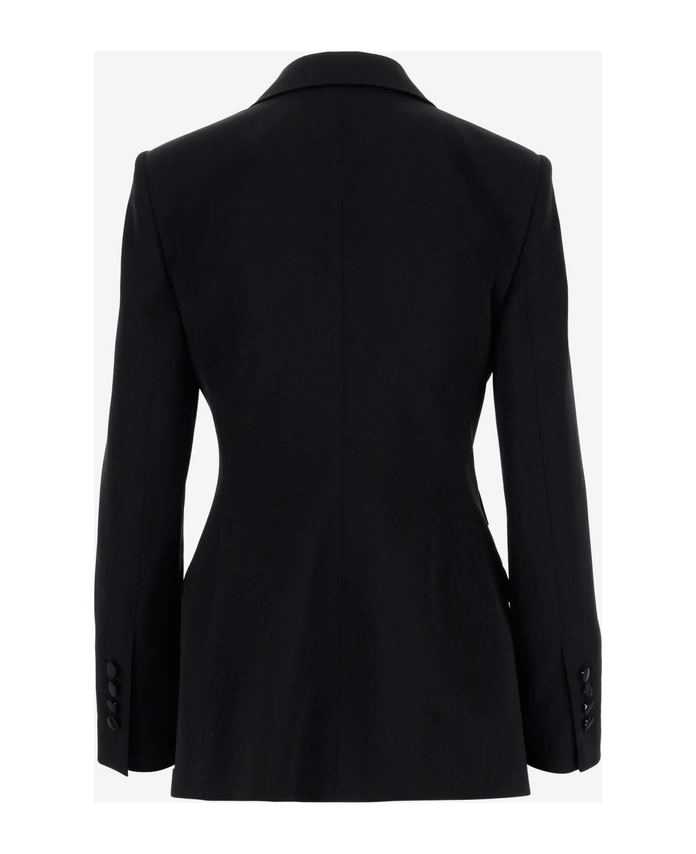 Dolce & Gabbana Single-breasted Wool Blend Blazer 4 Dolce & Gabbana Single-breasted Wool Blend Blazer - Image 2