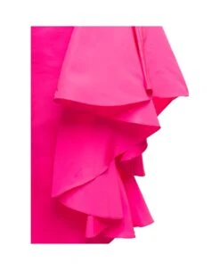 Alexander McQueen Maxi Fuchsia Dress With Square Neckline And Maxi Ruffle In Polyfaille Woman 7 Alexander McQueen Maxi Fuchsia Dress With Square Neckline And Maxi Ruffle In Polyfaille Woman -Femme Mode Shop e8e5e6cb9ec1af8f892db09dc4c7a7b3