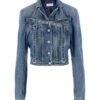 Off-White Cotton Denim Jacket -Femme Mode Shop e9fc524ff61b2a8d2331a966481f84da