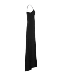 Max Mara V-neck Satin Slip Dress -Femme Mode Shop ea5bf928f0451deafd3890aca9dd9148