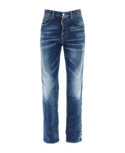 DSQUARED2 Clean Vintage Wash Roadie Jeans
