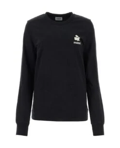 Black Cotton Gabby T-shirt