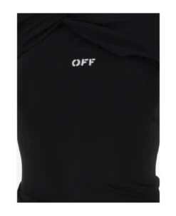 Off-White Stretch Viscose Draped Dress 7 Off-White Stretch Viscose Draped Dress -Femme Mode Shop efa44b4587065d1c5ea8028284c3bd72