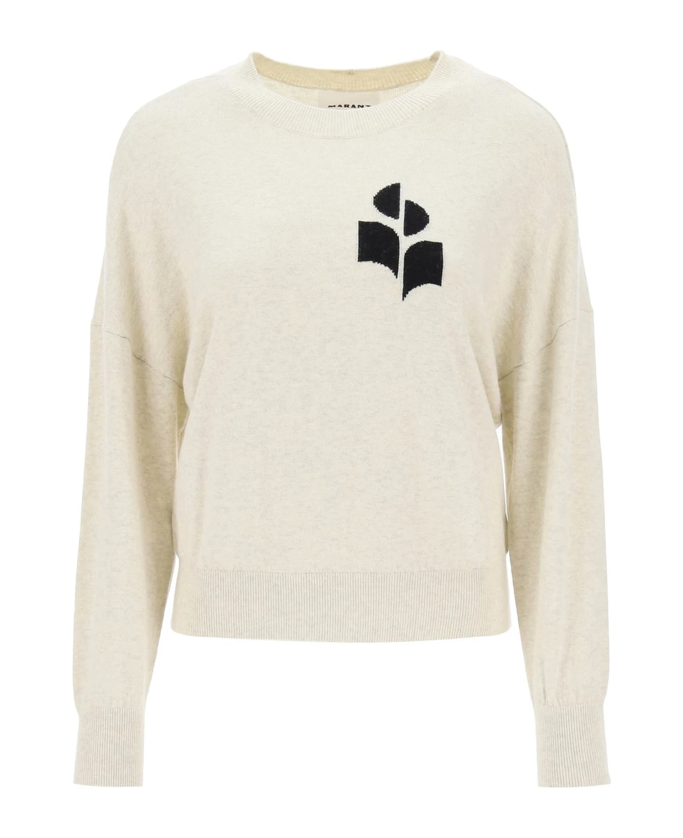 Marisans Sweater With Logo Intarsia 3 Marisans Sweater With Logo Intarsia