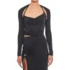 Jacquemus Le Haut Peplo Bolero Top -Femme Mode Shop f05e67422bb2839c49824fafcbdf31bc