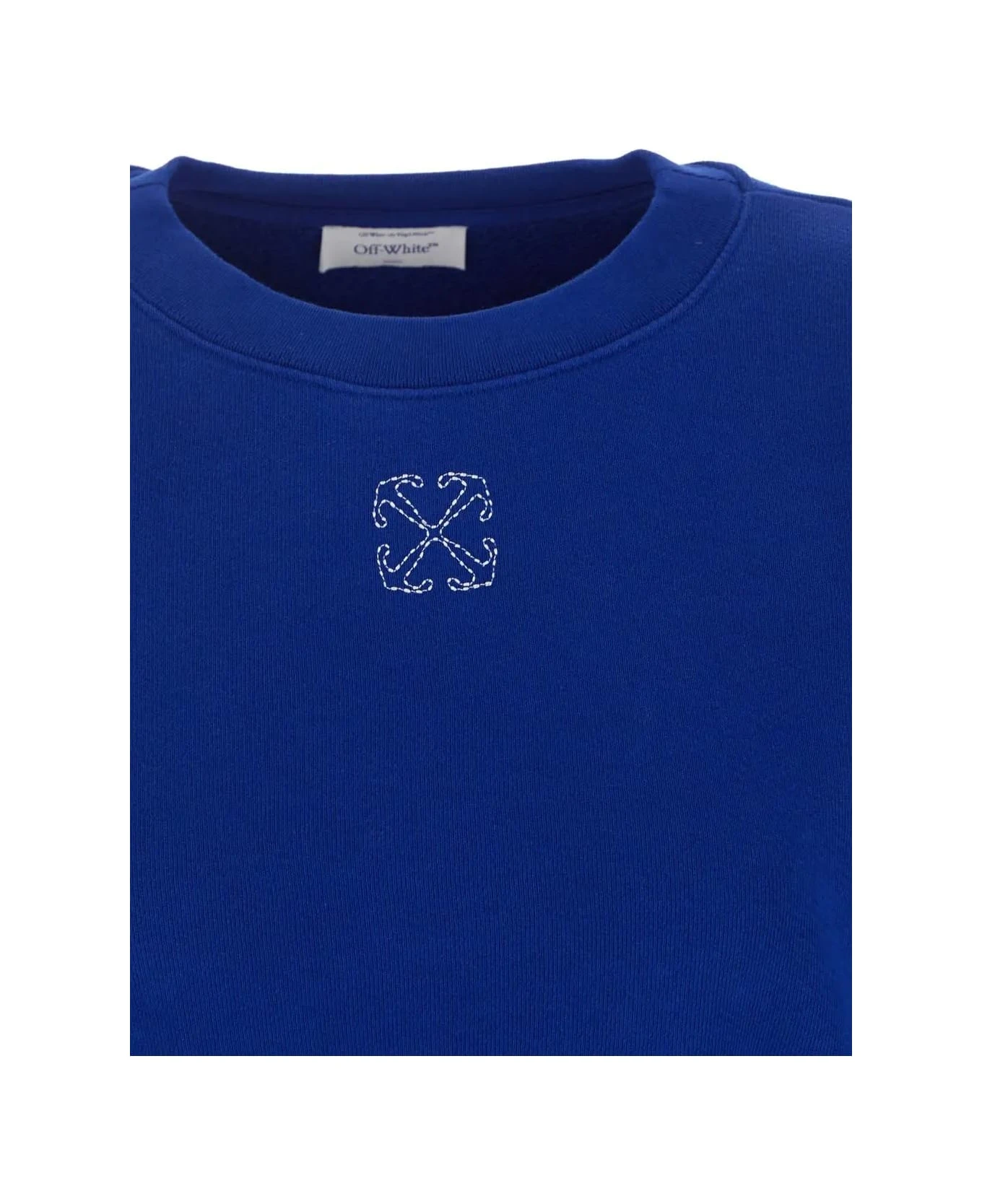 Off-White Embroidered Mini Arrow Cropped Sweatshirt 5 Off-White Embroidered Mini Arrow Cropped Sweatshirt - Image 3