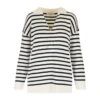 Valentino Garavani Striped Cotton Knit Sweater