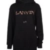 Lanvin Cotton Hoodie Sweatshirt With Black Logo 1 Lanvin Cotton Hoodie Sweatshirt With Black Logo -Femme Mode Shop f4f9145038f36915946537ecda374910
