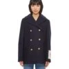 Golden Goose Wool Blend Peacoat -Femme Mode Shop f59e1af5408a79b89036422e13415082