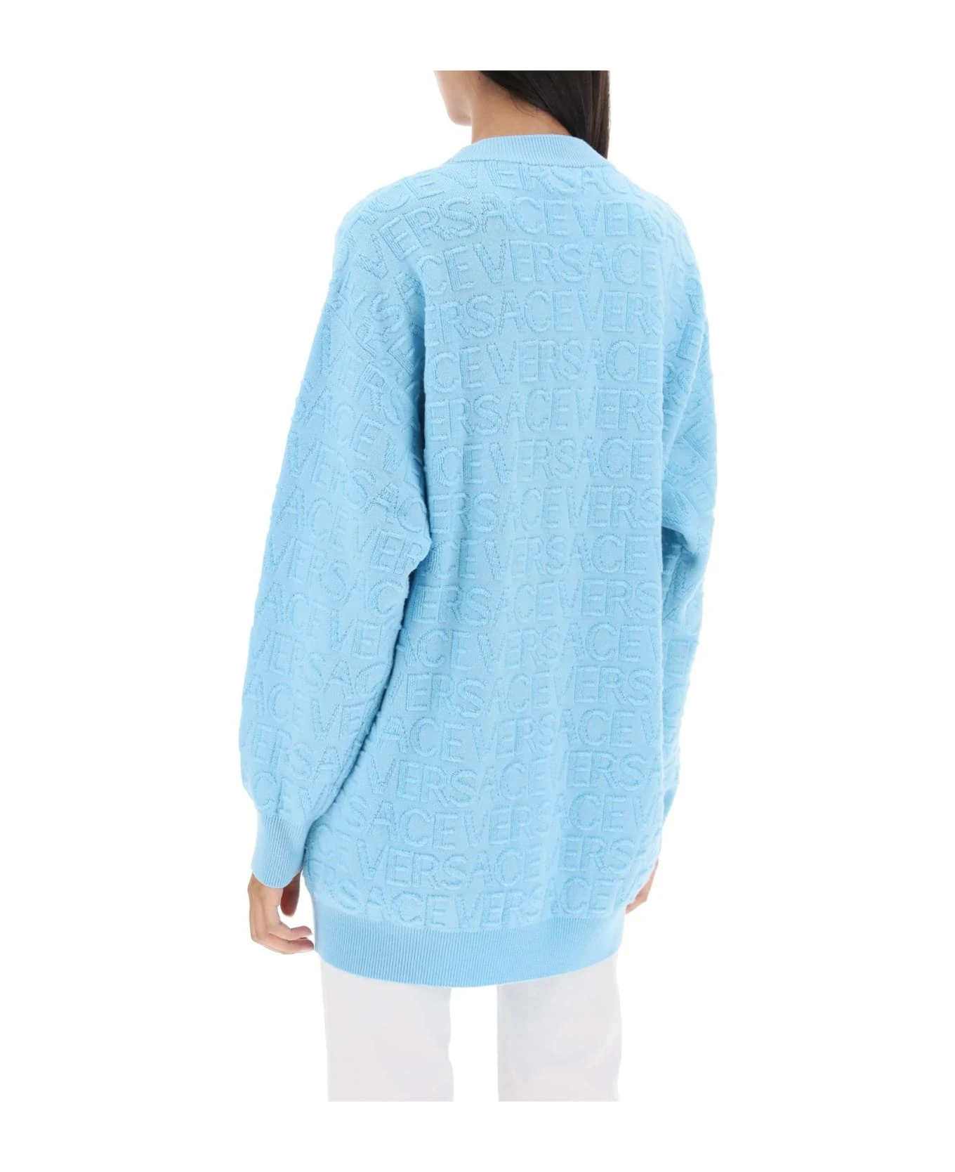 Versace 'la Vacanza' Monogram Maxi Cardigan 5 Versace 'la Vacanza' Monogram Maxi Cardigan - Image 3