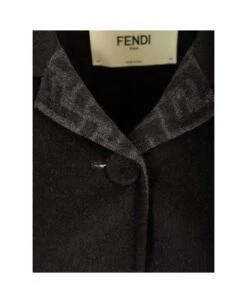 FENDI Wool Coat With Belt 8 FENDI Wool Coat With Belt -Femme Mode Shop f74d6997db03768460c8539ccf433199