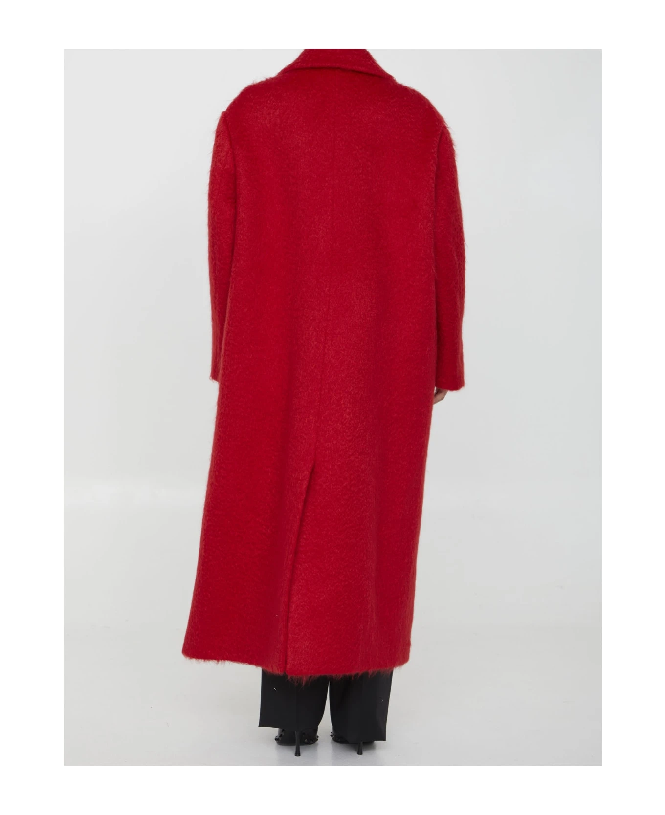 Valentino Garavani Uncoated Bouclé Coat 6 Valentino Garavani Uncoated Bouclé Coat - Image 4