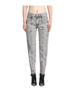 Sulanoa Jeans In Grey Cotton