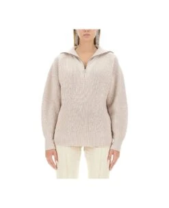 Benny Half-zipped Knitted Jumper